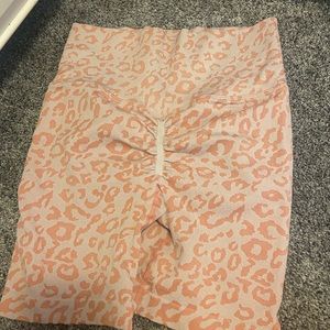 Never worn bike shorts with scrunch